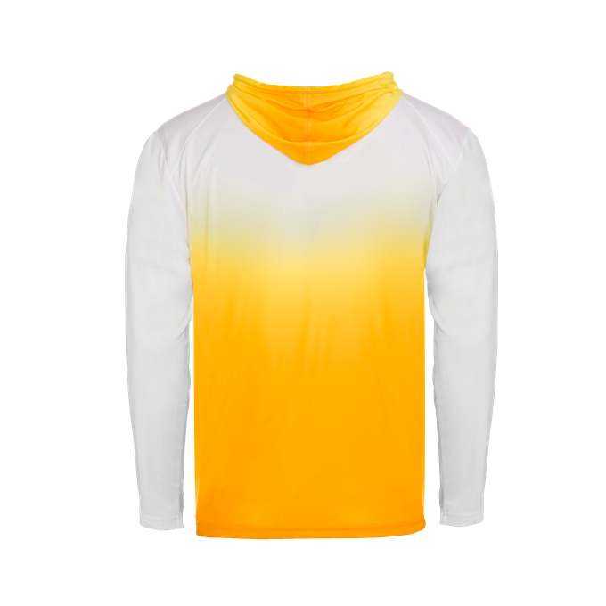 Badger Sport 2205 Ombre Youth Hoodie Tee - Gold Ombre - HIT a Double - 2