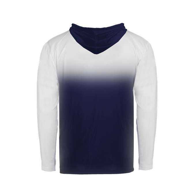 Badger Sport 2205 Ombre Youth Hoodie Tee - Navy Ombre - HIT a Double - 1