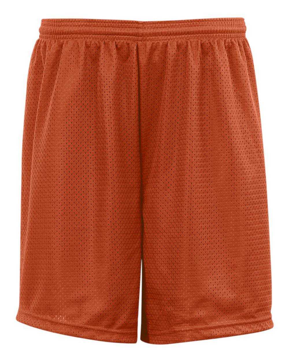 Badger Sport 2207 Youth Mesh/Tricot Short - Orange - HIT a Double - 1