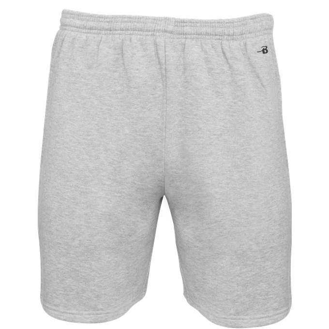Badger Sport 2217 Athletic Fleece Youth 7&quot; Short - Oxford - HIT a Double - 1