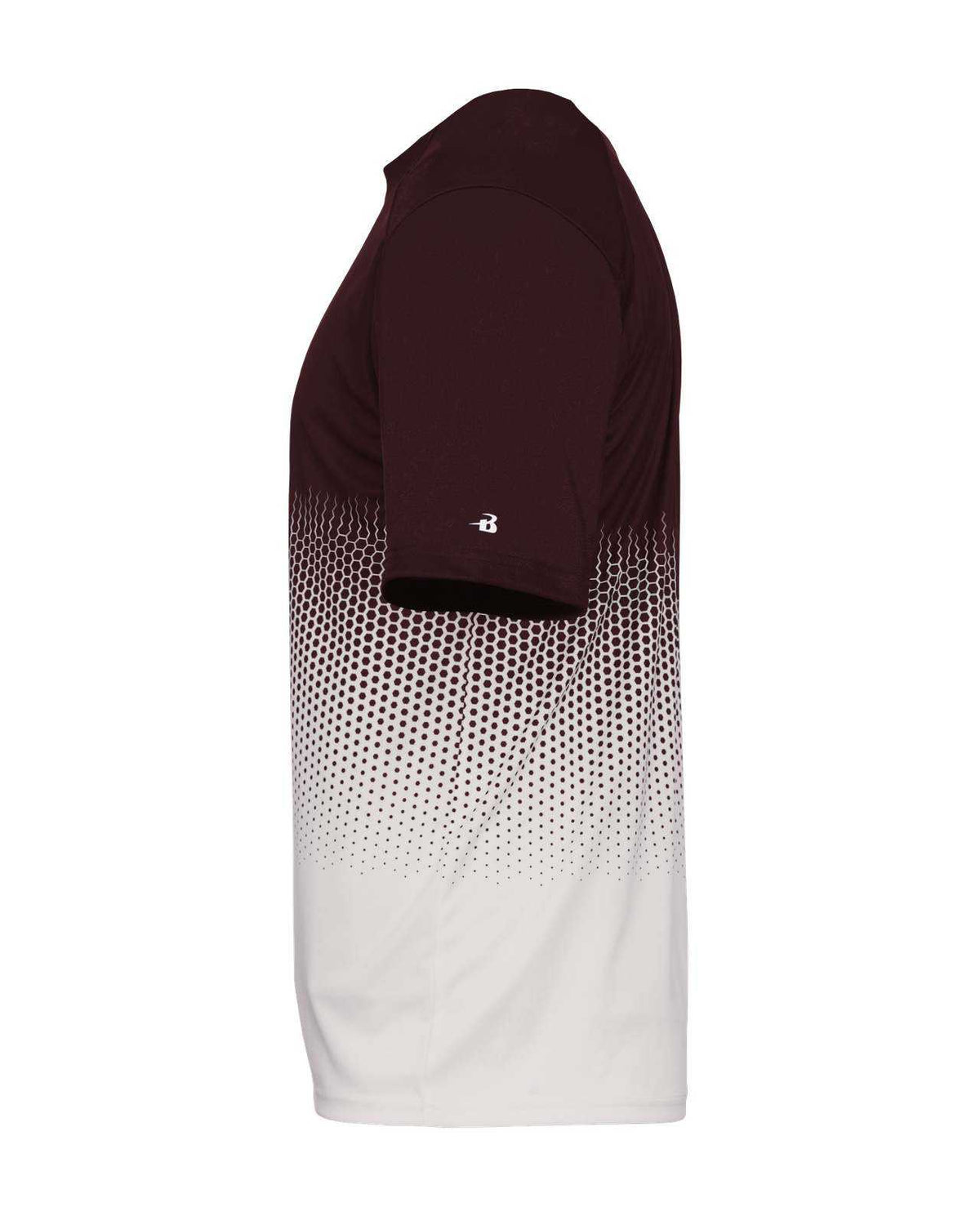 Badger Sport 222000 Hex 2.0 Youth Tee - Maroon Hex - HIT a Double - 2