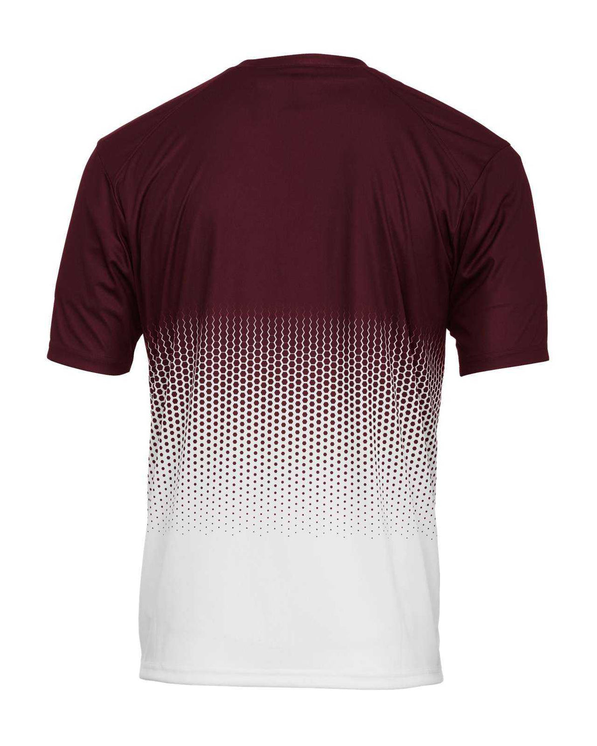 Badger Sport 222000 Hex 2.0 Youth Tee - Maroon Hex - HIT a Double - 3