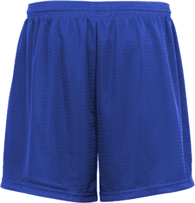 Badger Sport 222500 Mesh Tricot Youth 4&quot; Short - Royal - HIT a Double - 3