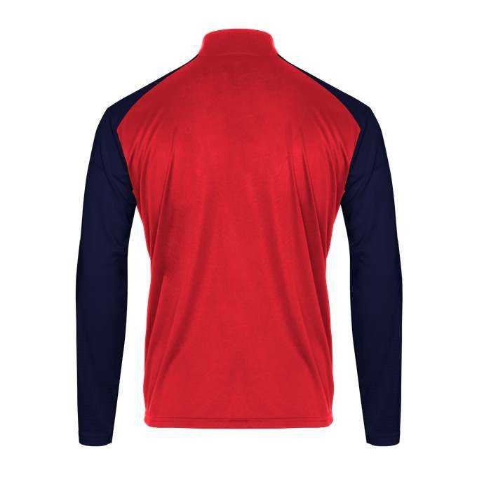Badger Sport 2231 Breakout Youth 1/4 Zip - Red Navy - HIT a Double - 3