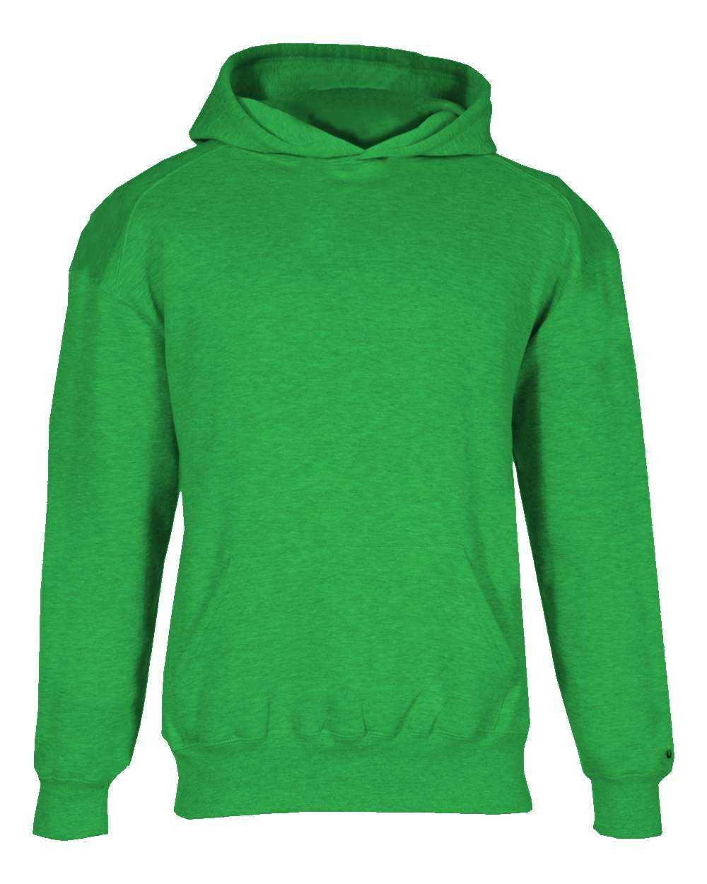 Badger Sport 2254 Youth Hooded Sweatshirt - Kelly - HIT a Double - 1