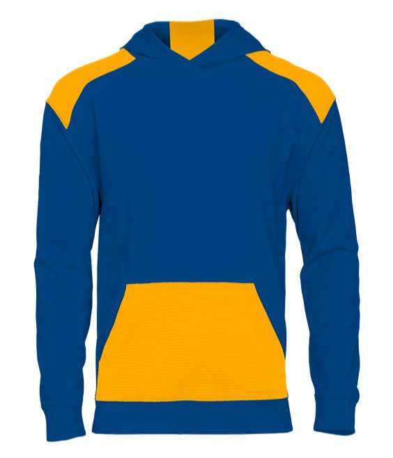 Badger Sport 2440 Breakout Performance Fleece Youth Hoodie - Royal Gold - HIT a Double - 1