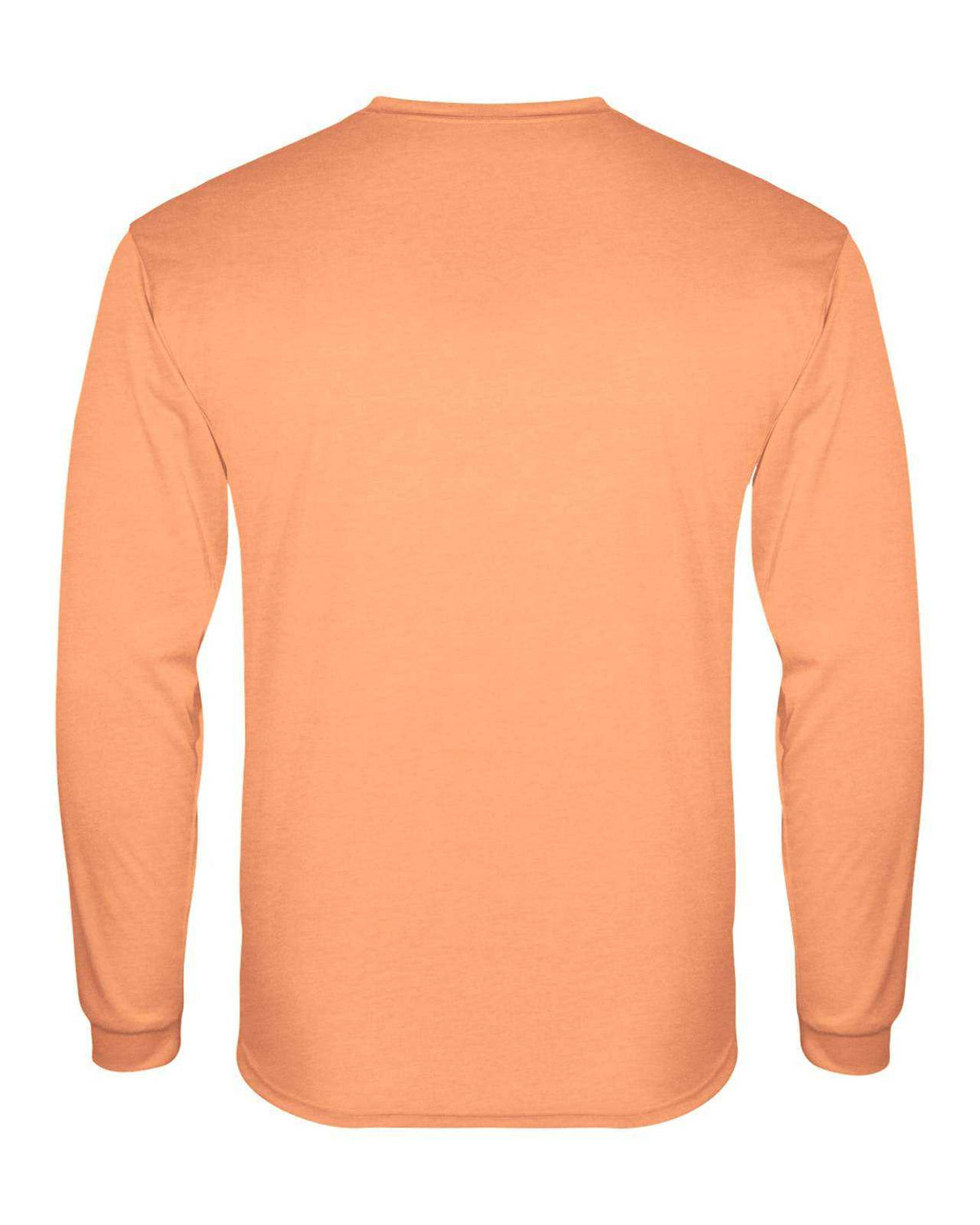 Badger Sport 2944 Tri-Blend Long Sleeve Youth Tee - Peach - HIT a Double - 3