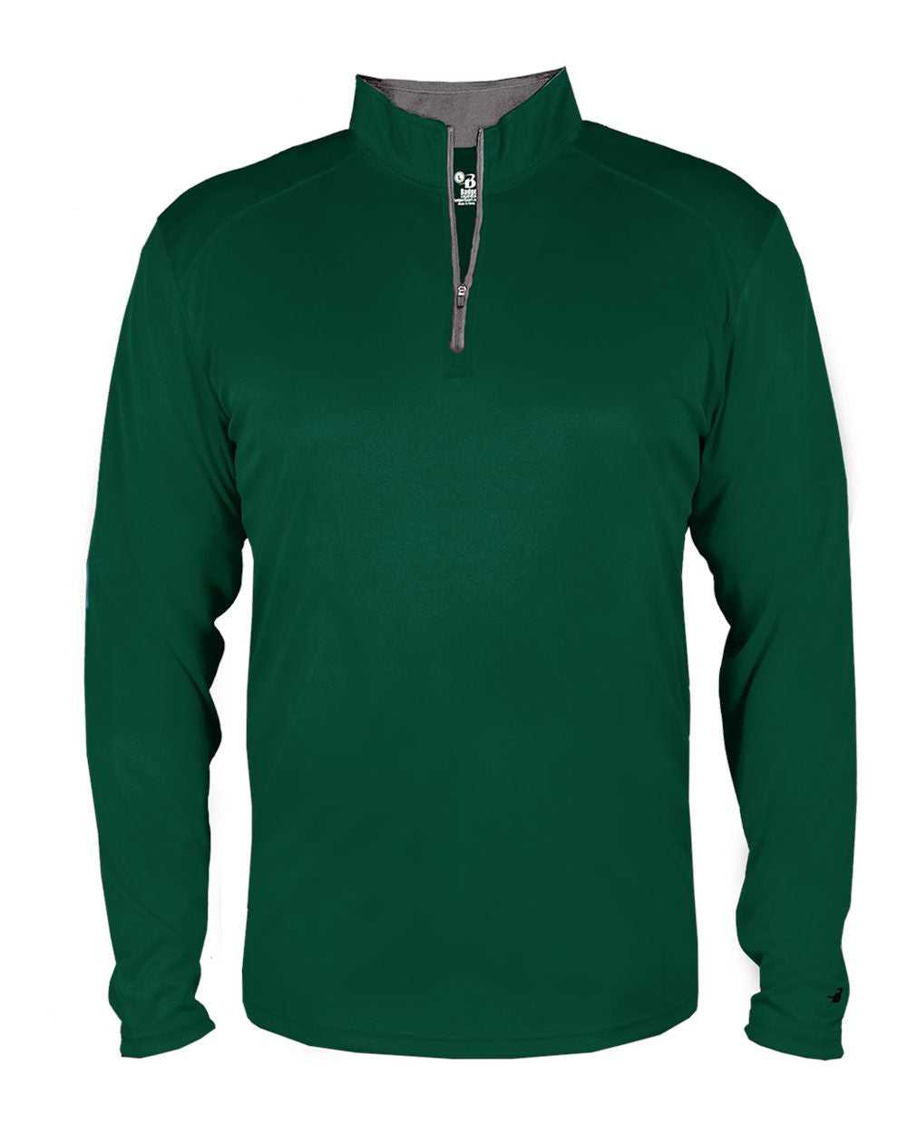 Badger Sport 4102 B-Core 1/4 Zip - Forest Graphite - HIT a Double - 1