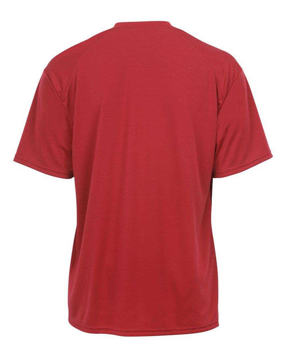 Badger Sport 4120 Adult B-Core Tee - Red - HIT a Double - 3