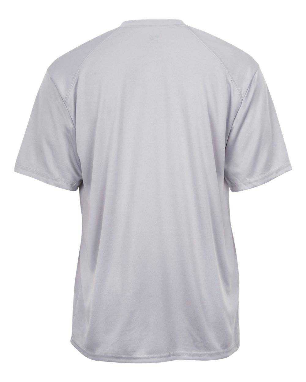 Badger Sport 4120 Adult B-Core Tee - Silver - HIT a Double - 3