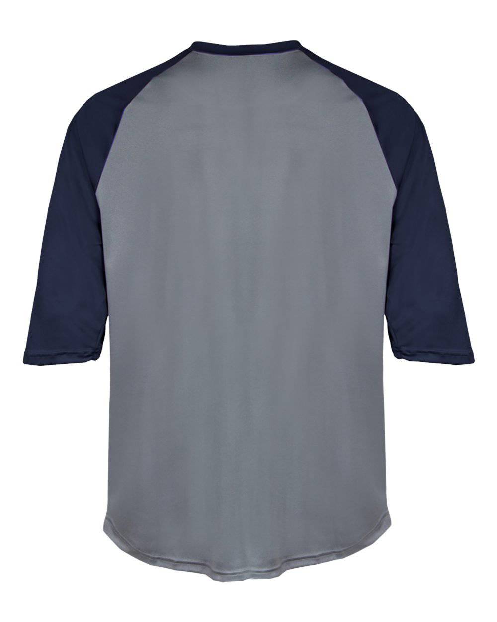Badger Sport 4133 B-Baseball Adult Undershirt - Graphite Navy - HIT a Double - 3