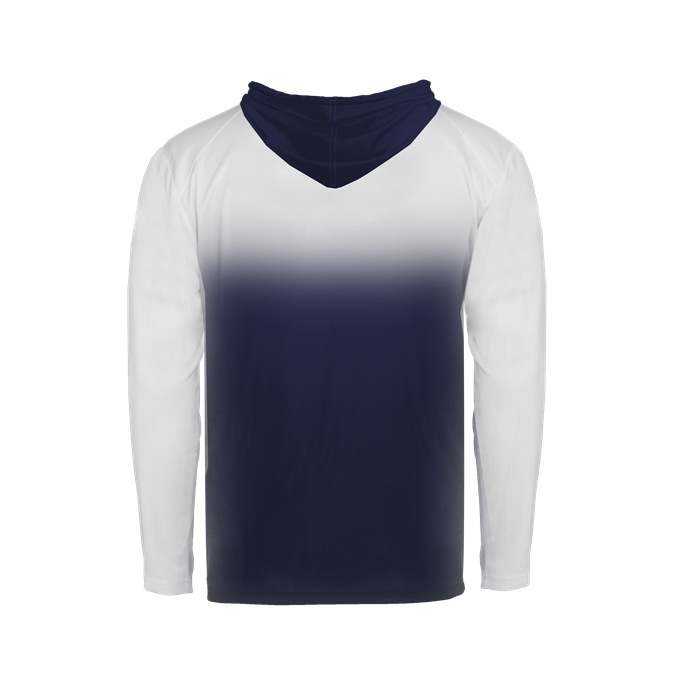 Badger Sport 4205 Ombre Hoodie Tee - Navy Ombre - HIT a Double - 2