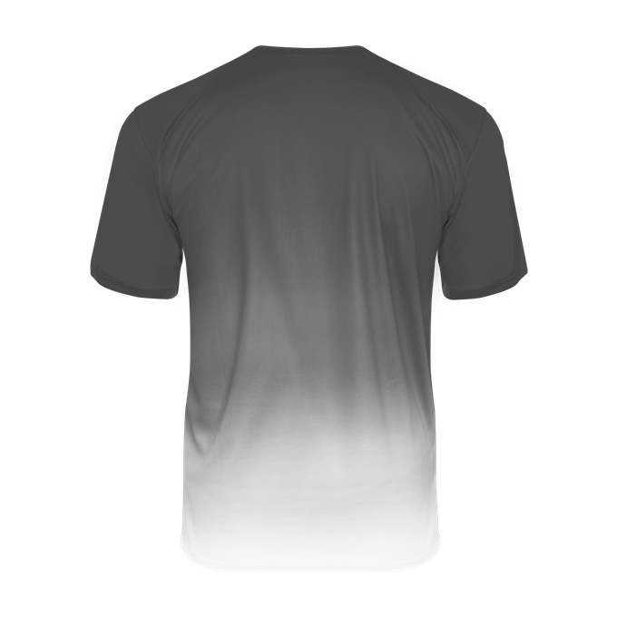 Badger Sport 4209 Reverse Ombre Tee - Graphite Ombre - HIT a Double - 2