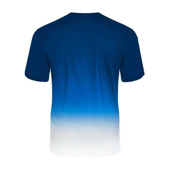 Badger Sport 4209 Reverse Ombre Tee - Royal Ombre - HIT a Double - 2