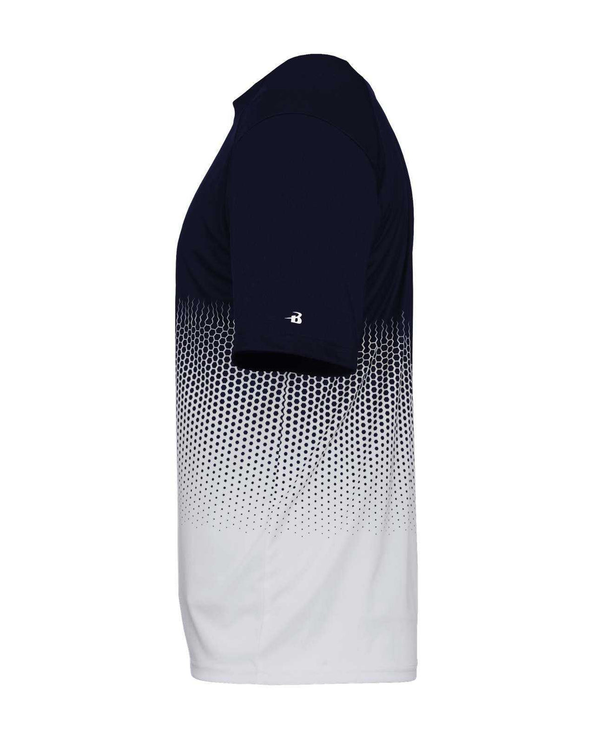 Badger Sport 4220 Hex 2.0 Tee - Navy White - HIT a Double - 2