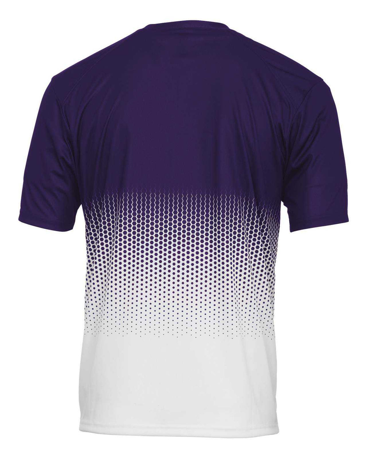 Badger Sport 4220 Hex 2.0 Tee - Purple White - HIT a Double - 3