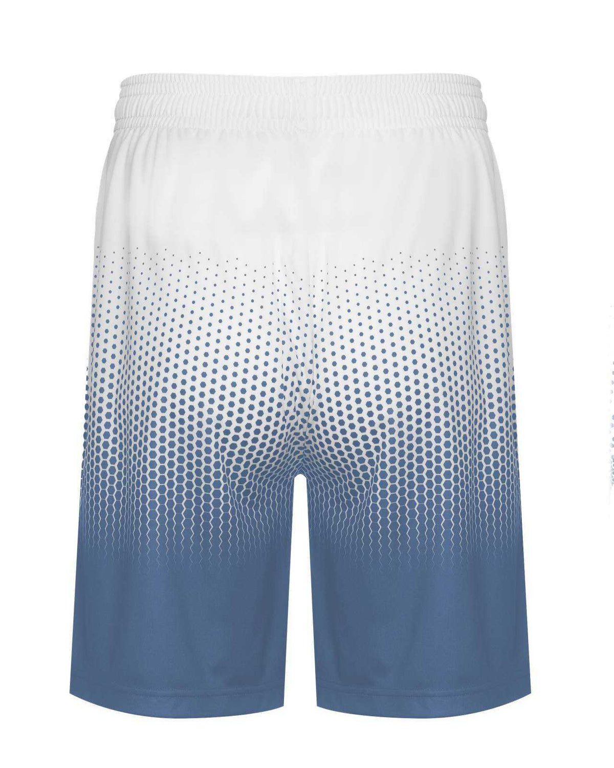 Badger Sport 4221 Hex 2.0 Short - Columbia Blue White - HIT a Double - 2