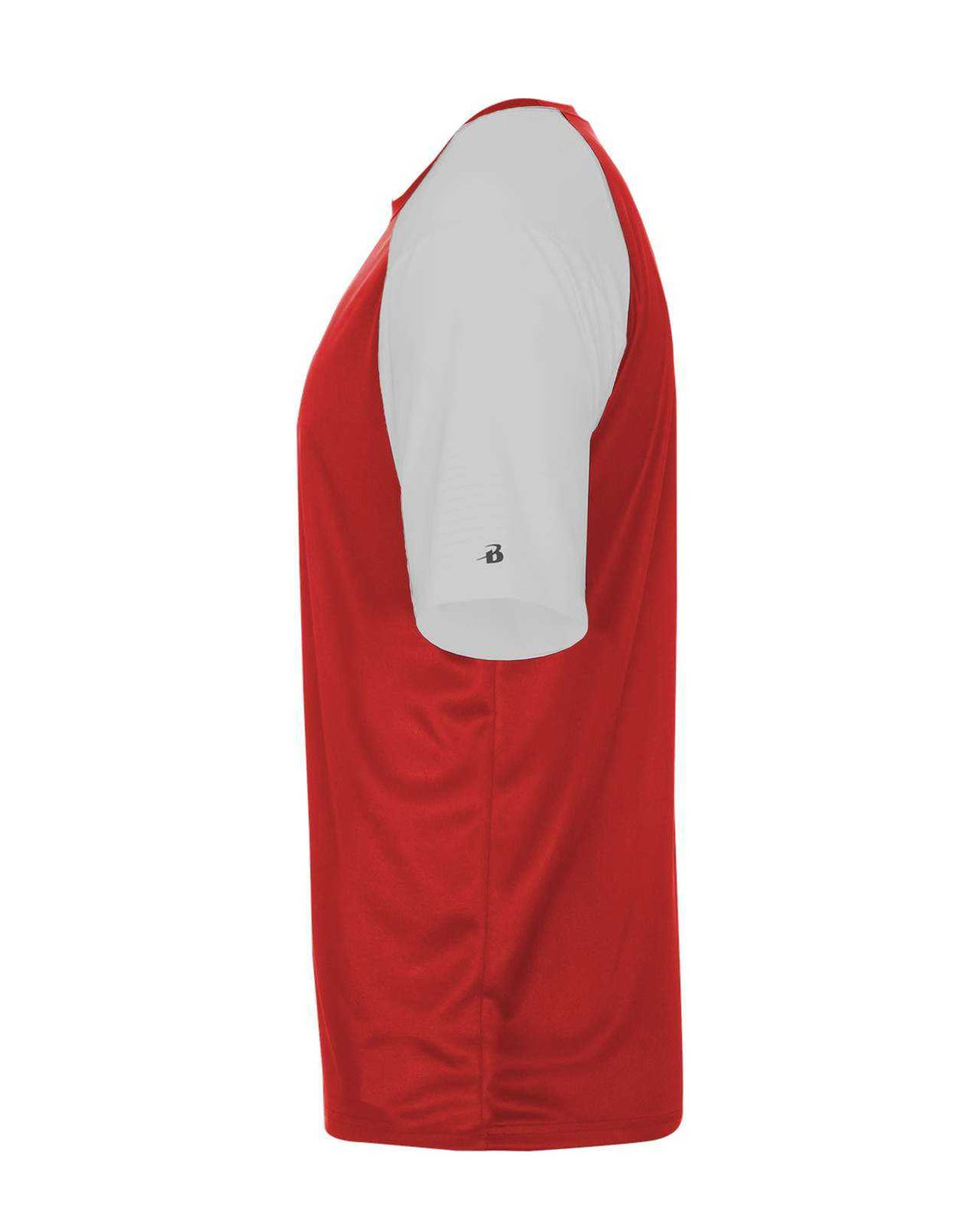 Badger Sport 4230 Breakout Tee - Red White - HIT a Double - 2