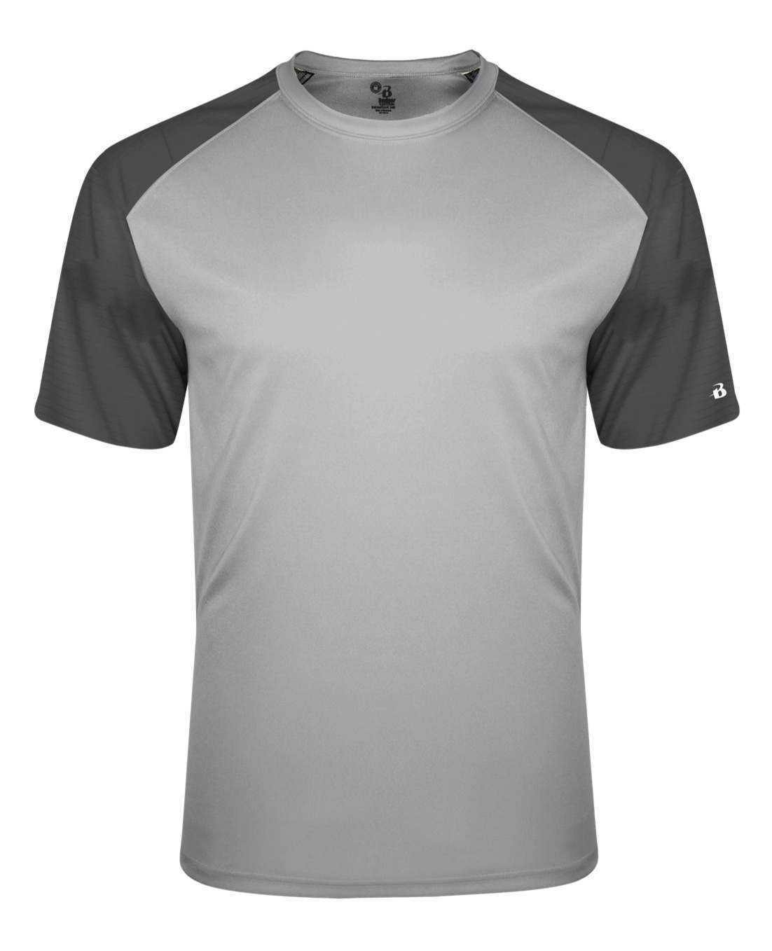 Badger Sport 4230 Breakout Tee - Silver Graphite - HIT a Double - 1