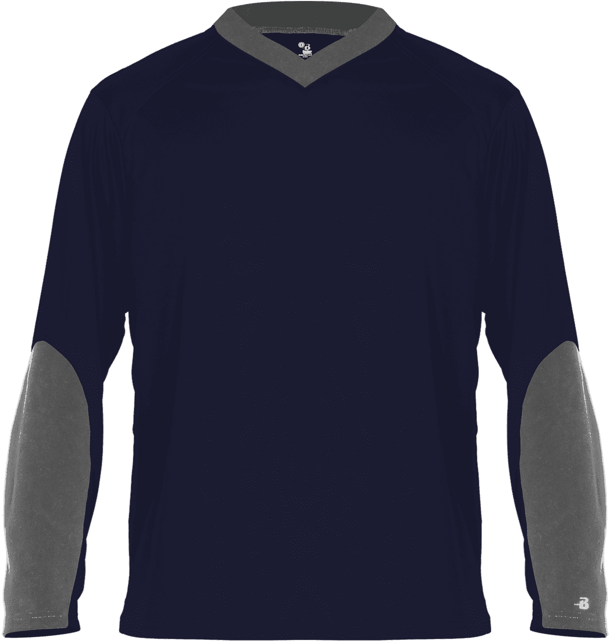 Badger Sport 426400 Sweatless Long Sleeve Tee - Navy Graphite