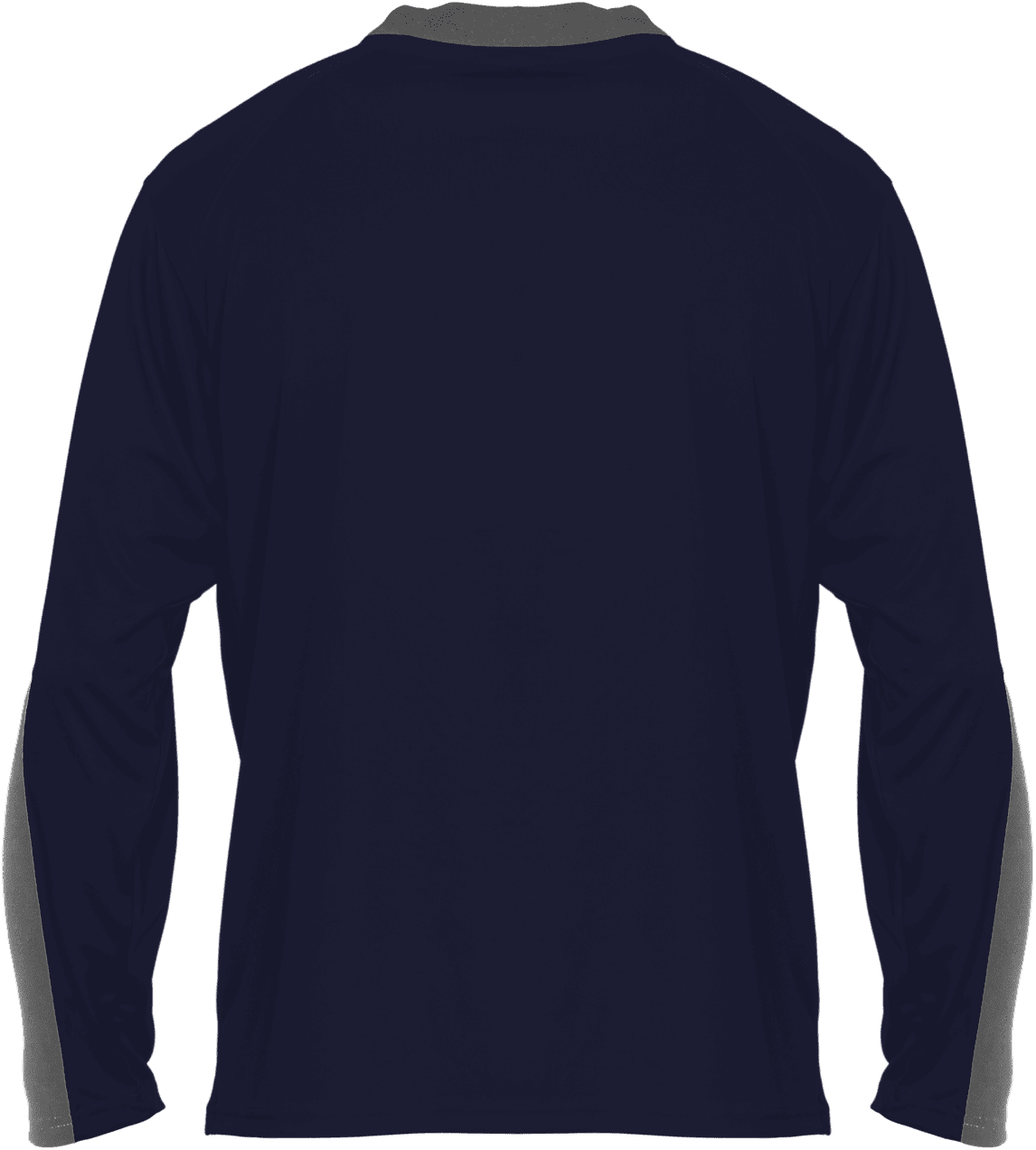 Badger Sport 426400 Sweatless Long Sleeve Tee - Navy Graphite - HIT a Double - 3
