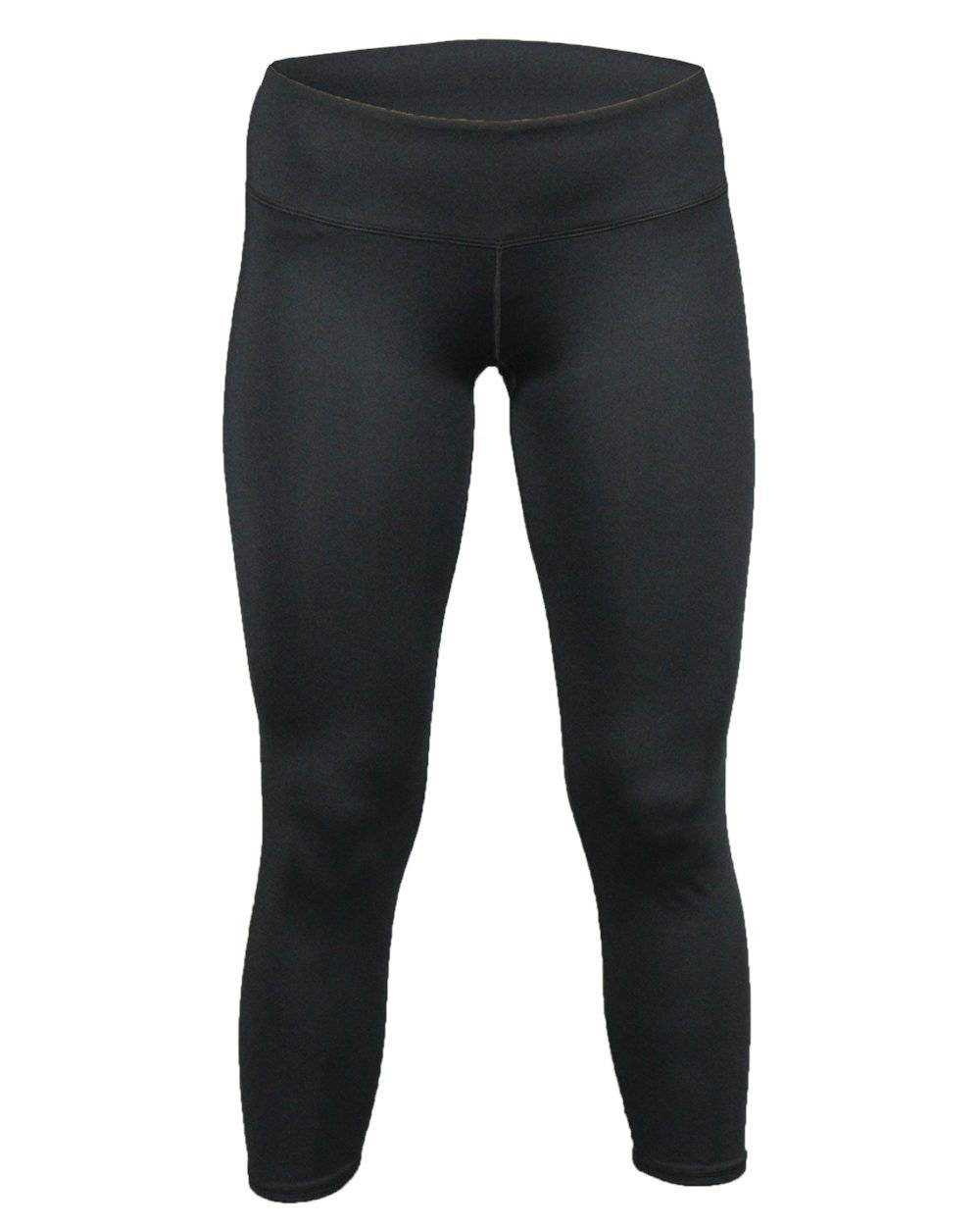Badger Sport 4617 Ladies Crop Tights - Graphite - HIT a Double - 1