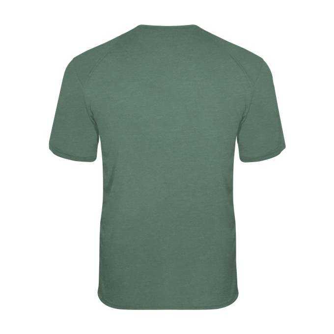 Badger Sport 4940 Tri-Blend Tee - Forest Heather - HIT a Double - 2