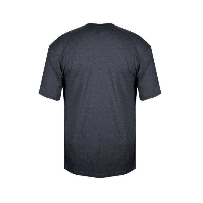 Badger Sport 4940 Tri-Blend Tee - Navy Heather - HIT a Double - 2