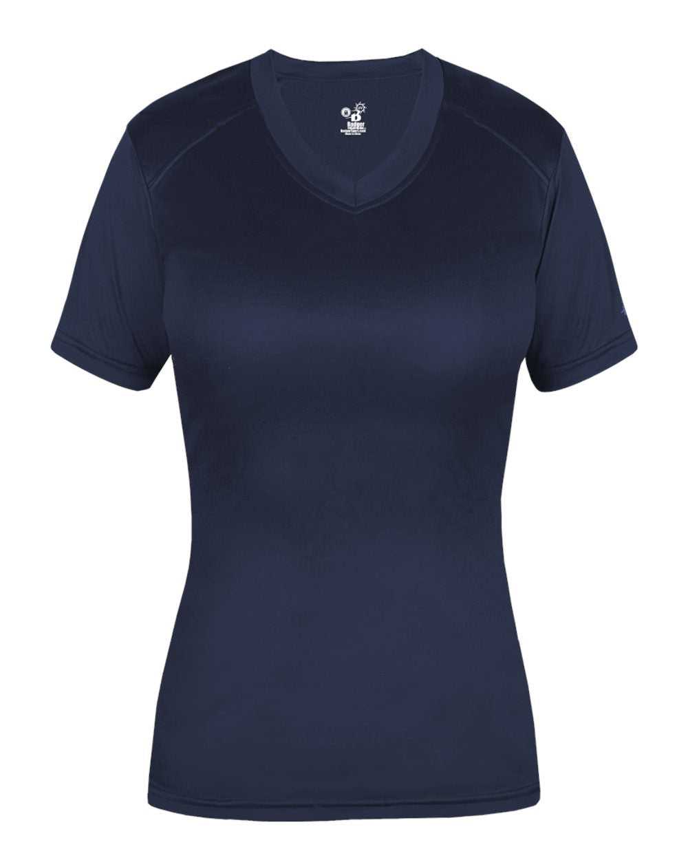 Badger Sport 6462 Ultimate Softlock Fitted Ladies Tee - Navy - HIT a Double - 1
