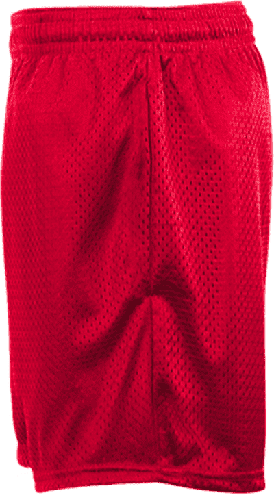 Badger Sport 722500 Mesh Tricot 5&quot; Short - Red - HIT a Double - 2