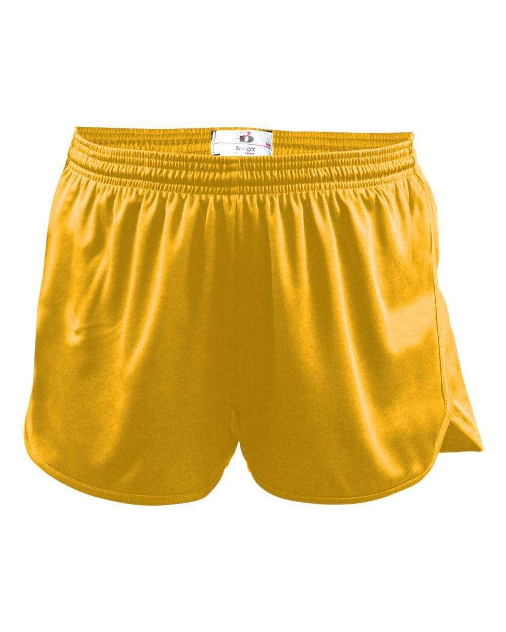 Badger Sport 7272 B-Core Mens Track Short - Gold - HIT a Double - 1