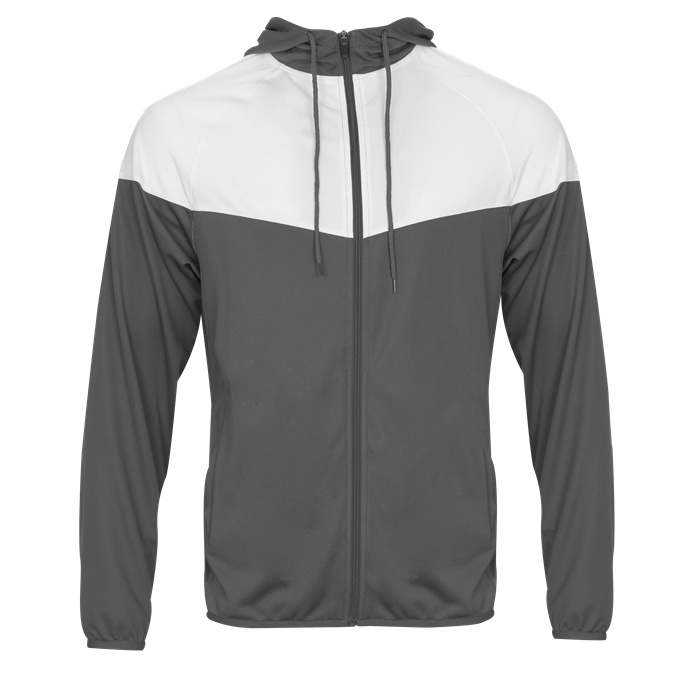Badger Sport 772200 Sprint Outer-Core Jacket - Graphite White - HIT a Double - 1