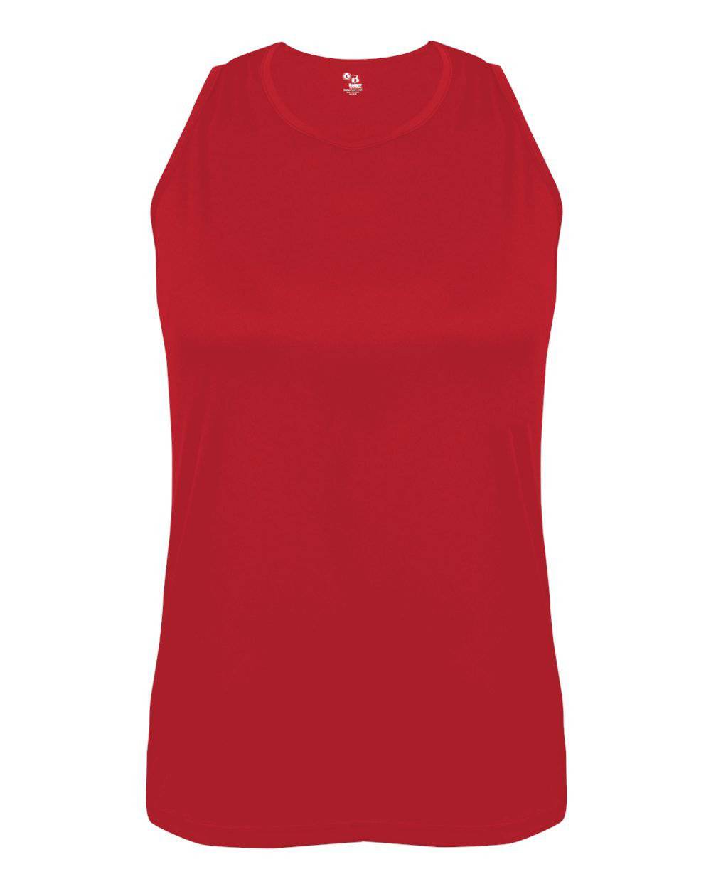 Badger Sport 8962 B-Core Ladies Singlet - Red - HIT a Double - 1