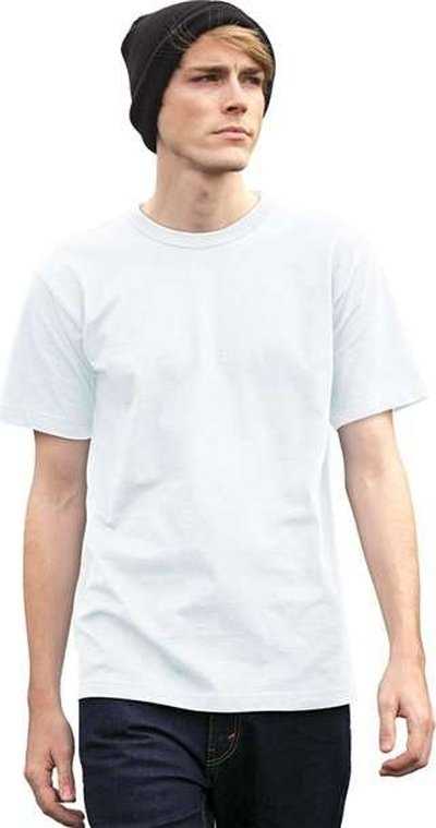 Bayside 9580 Unisex Ultimate Heavyweight T-Shirt - White - HIT a Double - 1