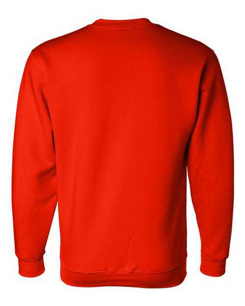 Bayside 1102 USA-Made Crewneck Sweatshirt - Bright Orange - HIT a Double