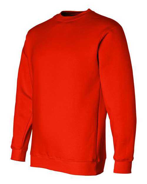 Bayside 1102 USA-Made Crewneck Sweatshirt - Bright Orange - HIT a Double
