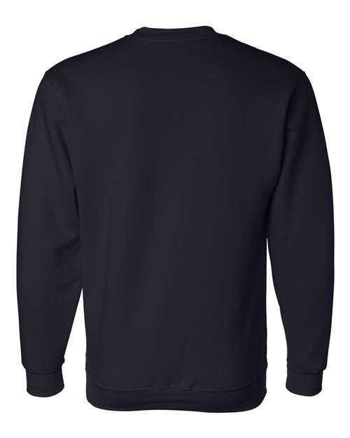 Bayside 1102 USA-Made Crewneck Sweatshirt - Navy - HIT a Double