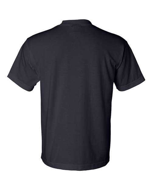 Bayside 1701 USA-Made 50 50 Short Sleeve T-Shirt - Navy - HIT a Double