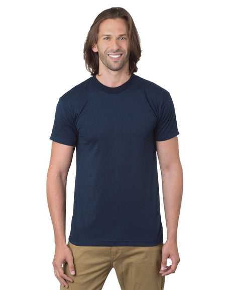 Bayside 1701 USA-Made 50 50 Short Sleeve T-Shirt - Navy - HIT a Double
