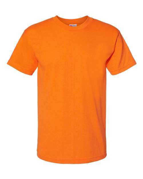 Bayside 1701 USA-Made 50 50 Short Sleeve T-Shirt - Safety Orange - HIT a Double