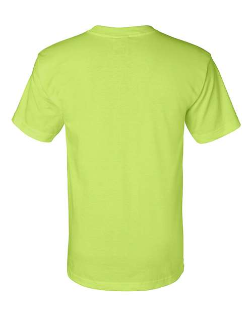 Bayside 2905 Union-Made Short Sleeve T-Shirt - Lime Green - HIT a Double