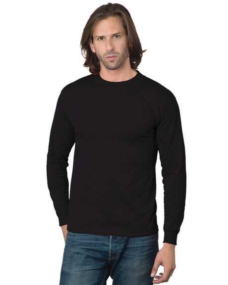 Bayside 2955 Union-Made Long Sleeve T-Shirt - Black - HIT a Double