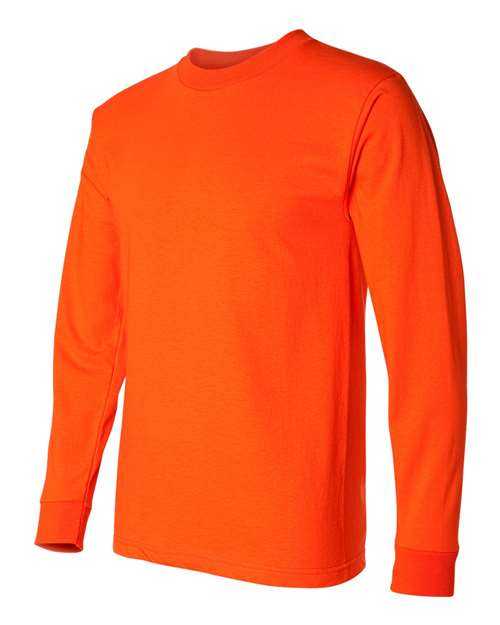 Bayside 2955 Union-Made Long Sleeve T-Shirt - Orange - HIT a Double