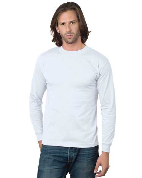 Bayside 2955 Union-Made Long Sleeve T-Shirt - White - HIT a Double