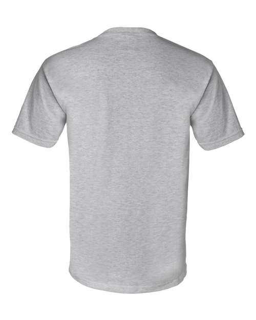Bayside 3015 Union-Made Short Sleeve T-Shirt with a Pocket - Dark Ash - HIT a Double