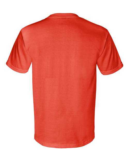 Bayside 3015 Union-Made Short Sleeve T-Shirt with a Pocket - Orange - HIT a Double