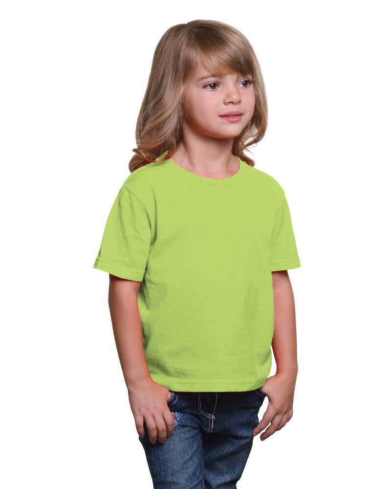 Bayside 4100 USA-Made Youth T-Shirt - Lime Green - HIT a Double