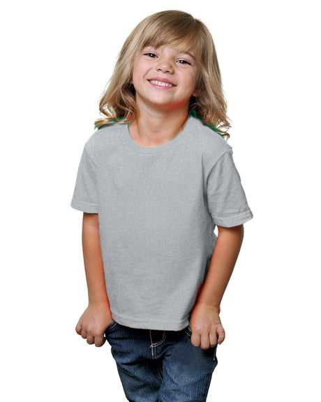 Bayside 4125 USA-Made Toddler T-Shirt - Dark Ash - HIT a Double