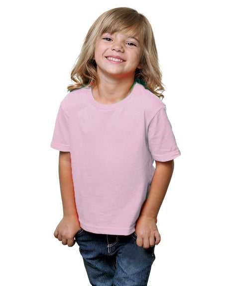 Bayside 4125 USA-Made Toddler T-Shirt - Pink - HIT a Double