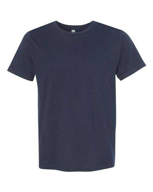 Bayside 5000 USA-Made Ringspun Unisex T-Shirt - Navy - HIT a Double
